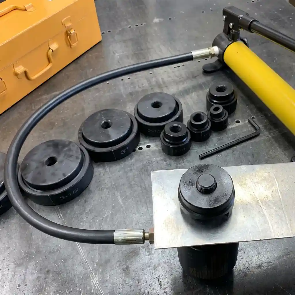 sacabocado hidraulico hasta 4"